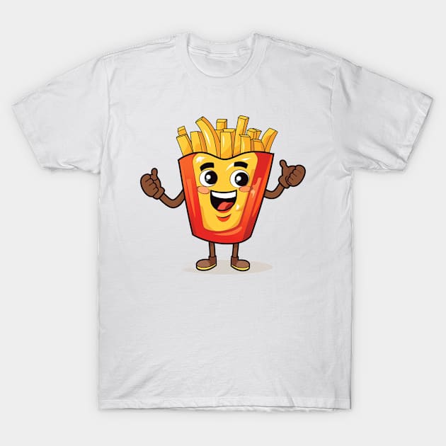 Cute French Fries T-Shirt T-Shirt by nonagobich